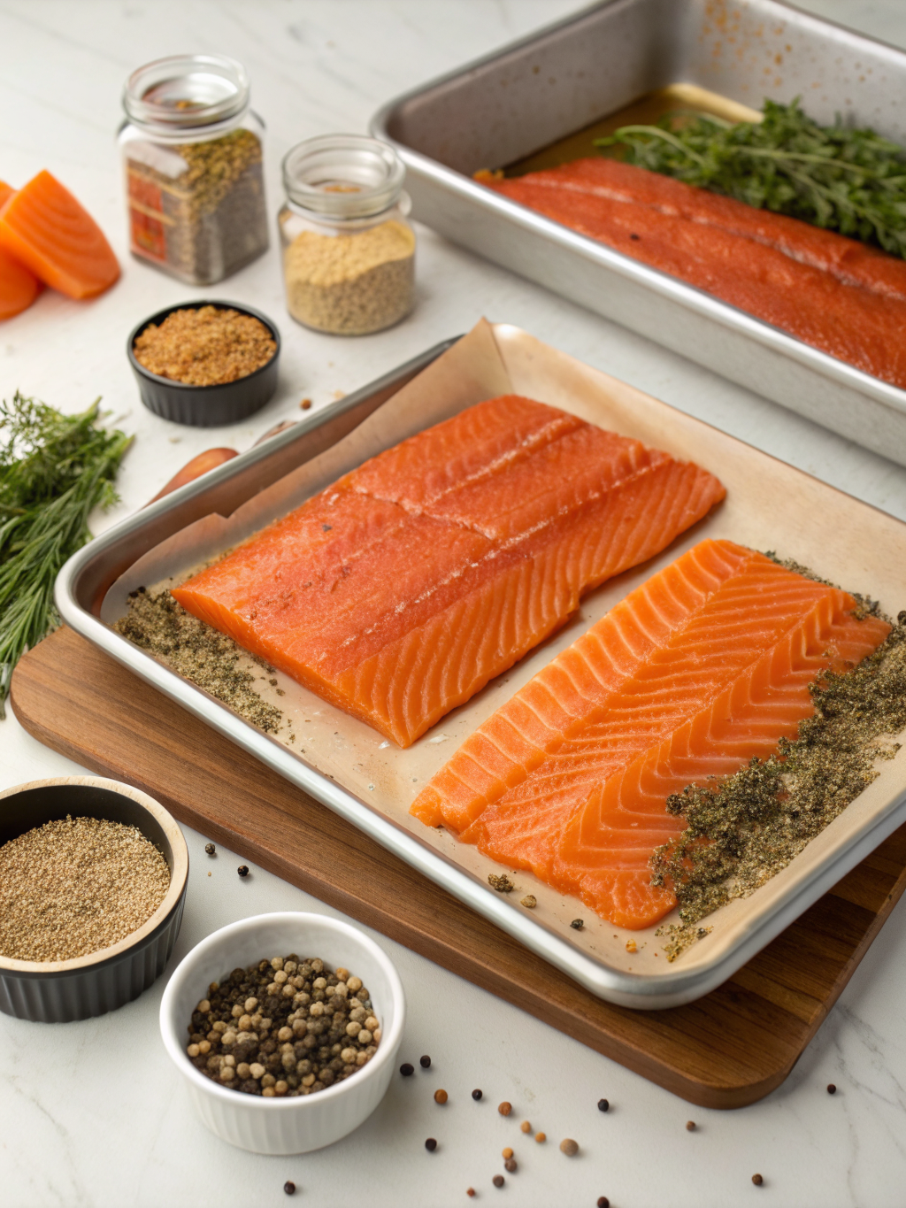 smoked salmon recipe preparing steps