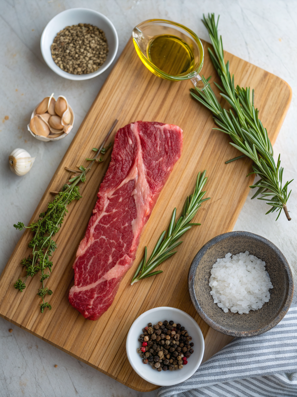beef striploin steak recipe ingredients