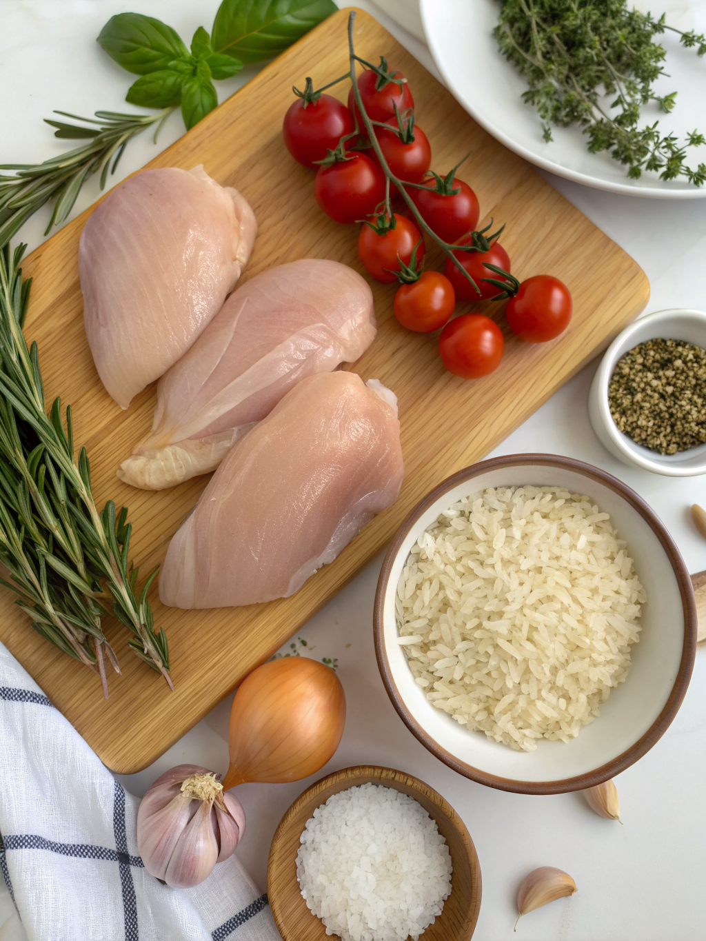 baked chicken and rice recipes ingredients