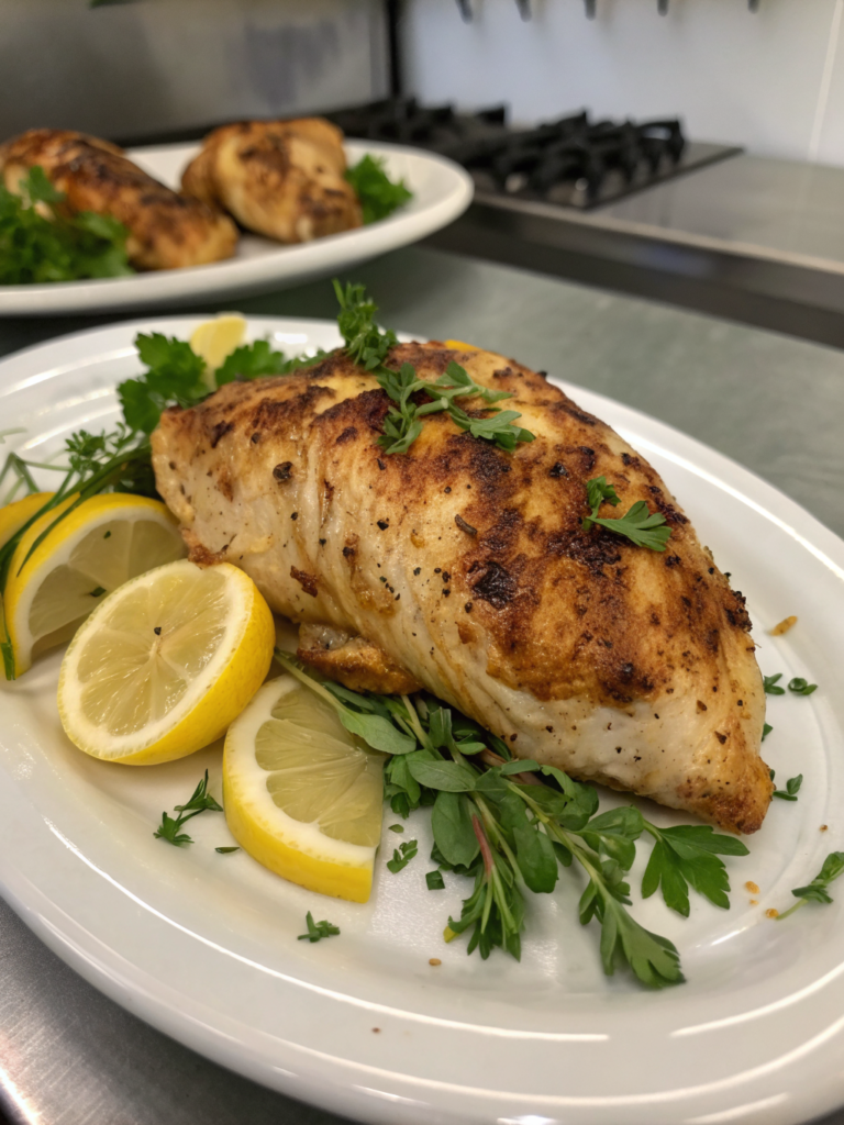 3 Steps to Famous Skinless Breast Chicken