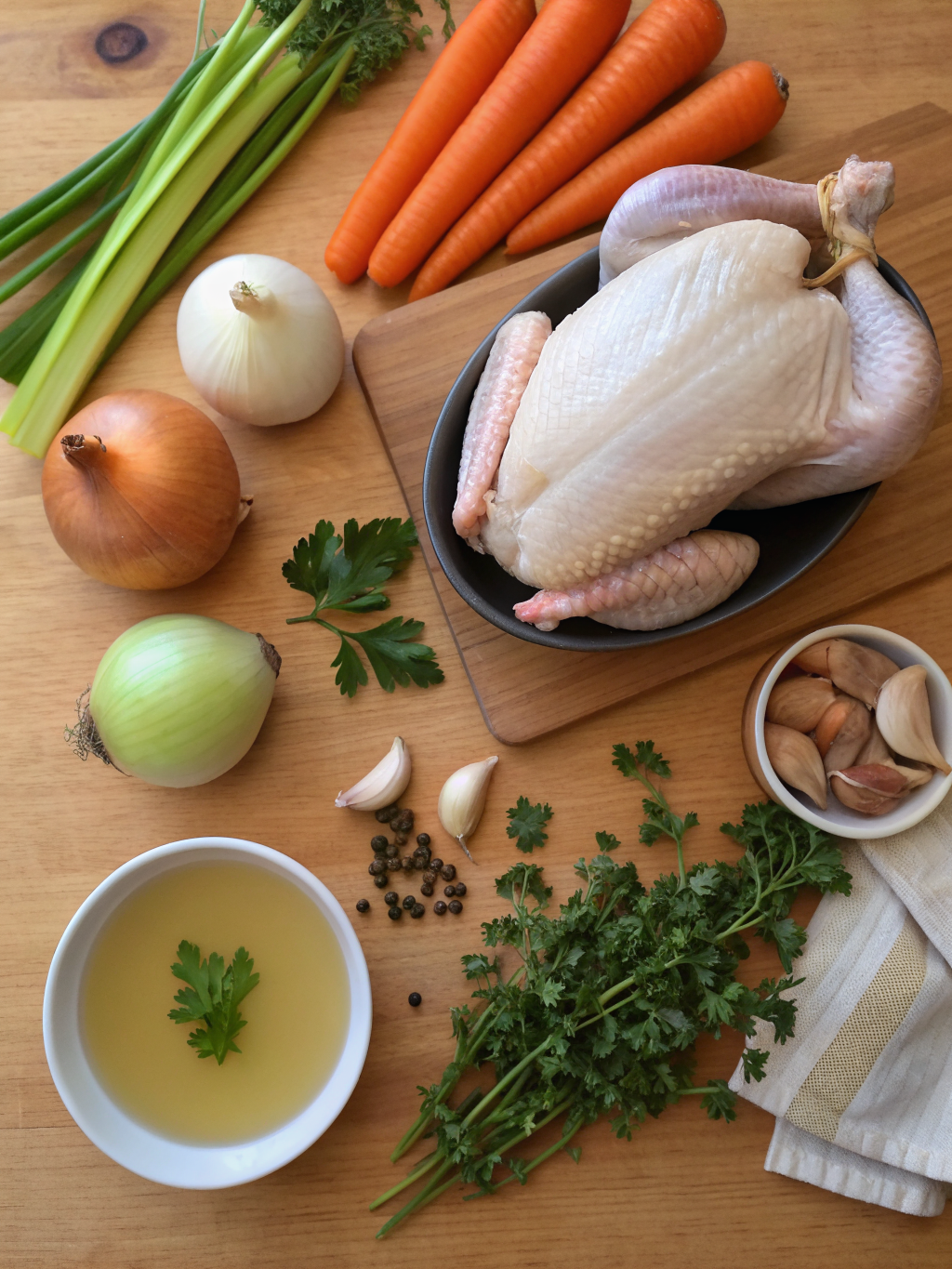 chicken bone broth recipe ingredients