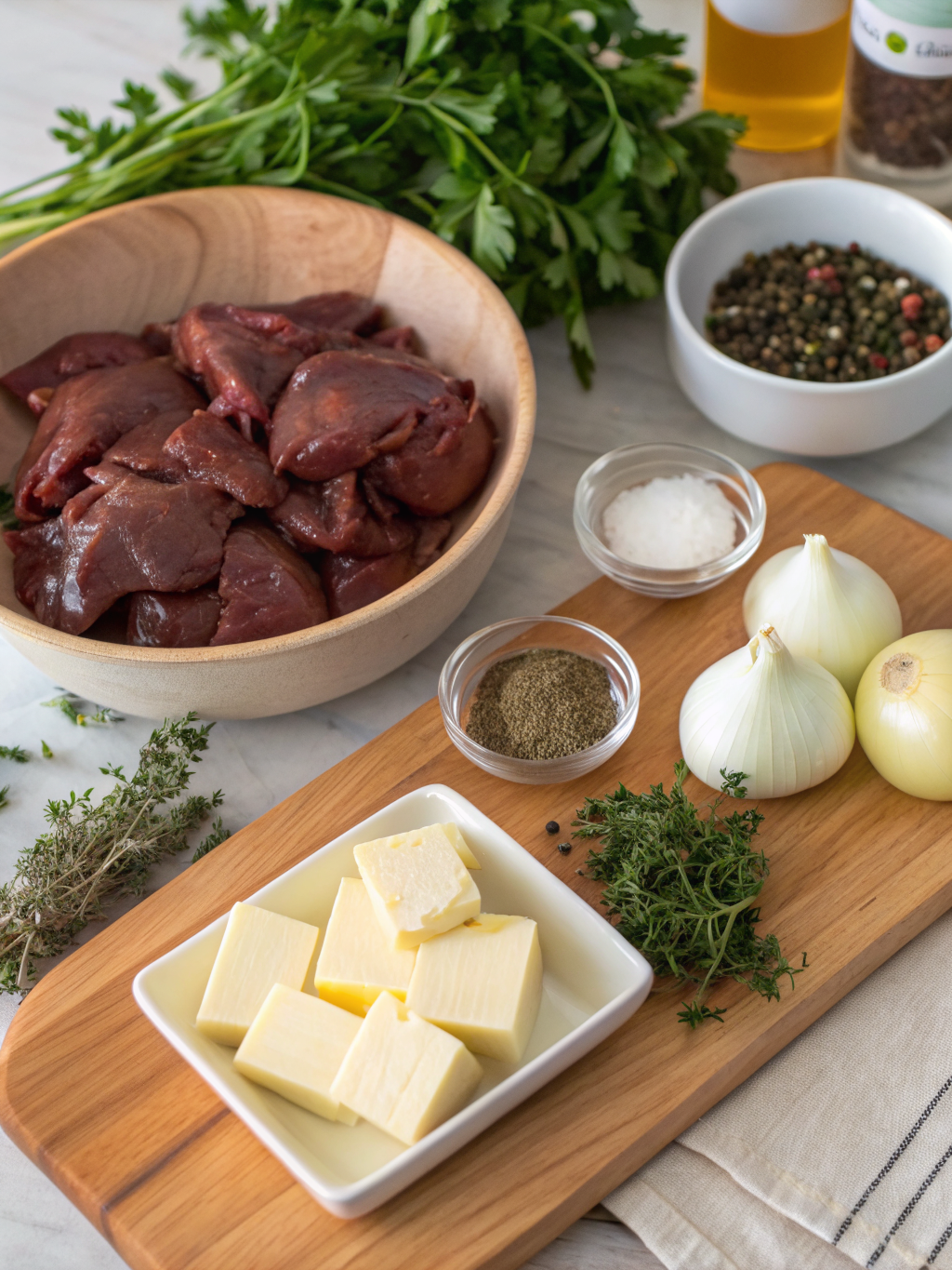 chicken liver recipes ingredients