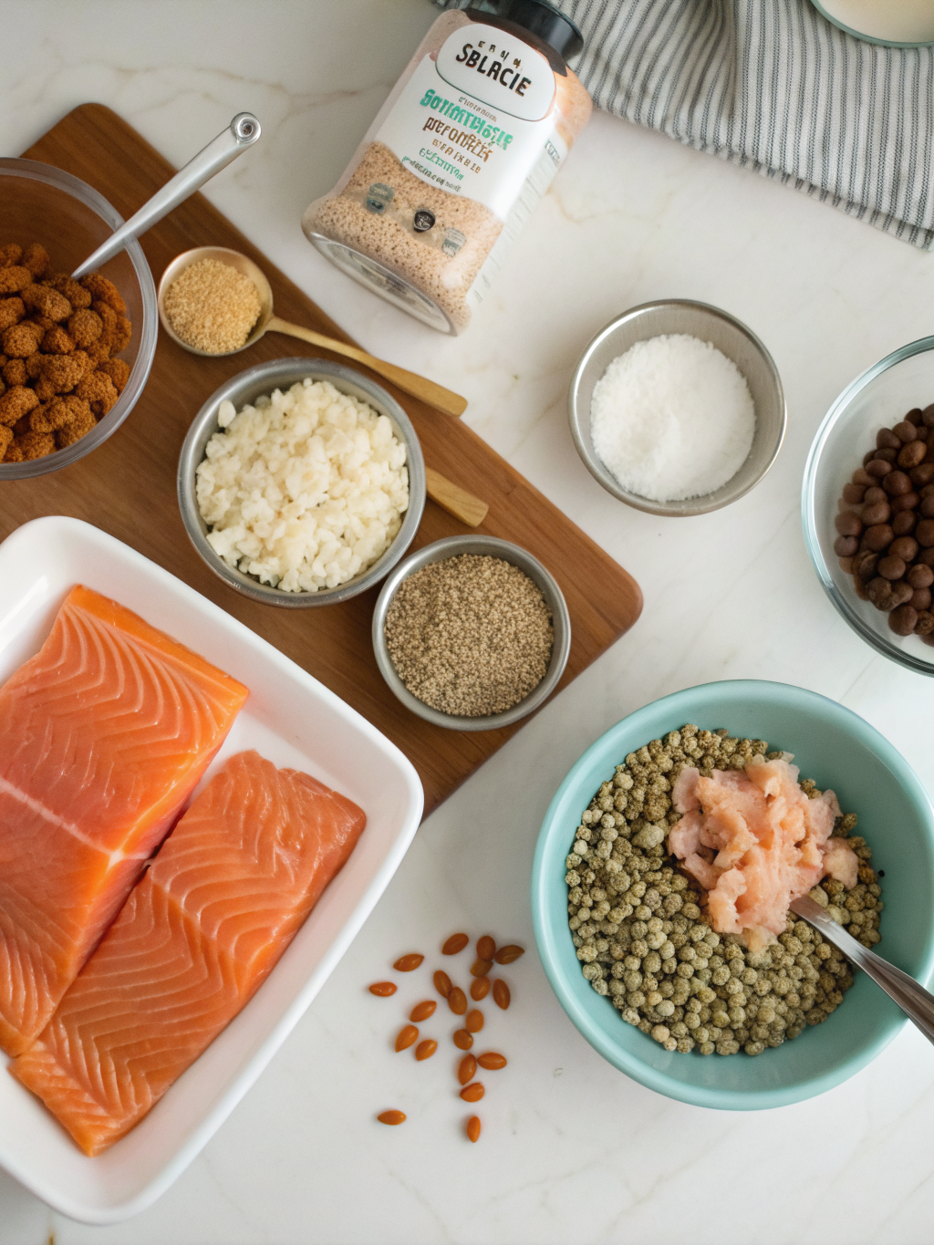 acana classics dry dog food salmon & barley recipe preparing steps