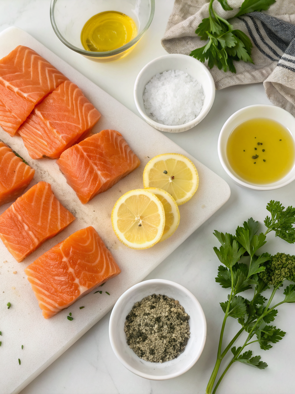 air fryer salmon bites recipe ingredients