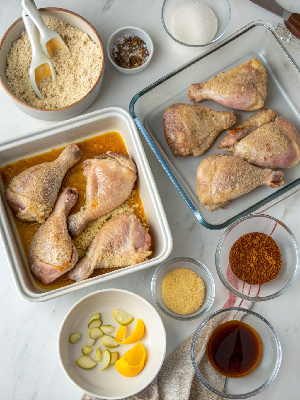 chicken leg quarter recipes preparing steps