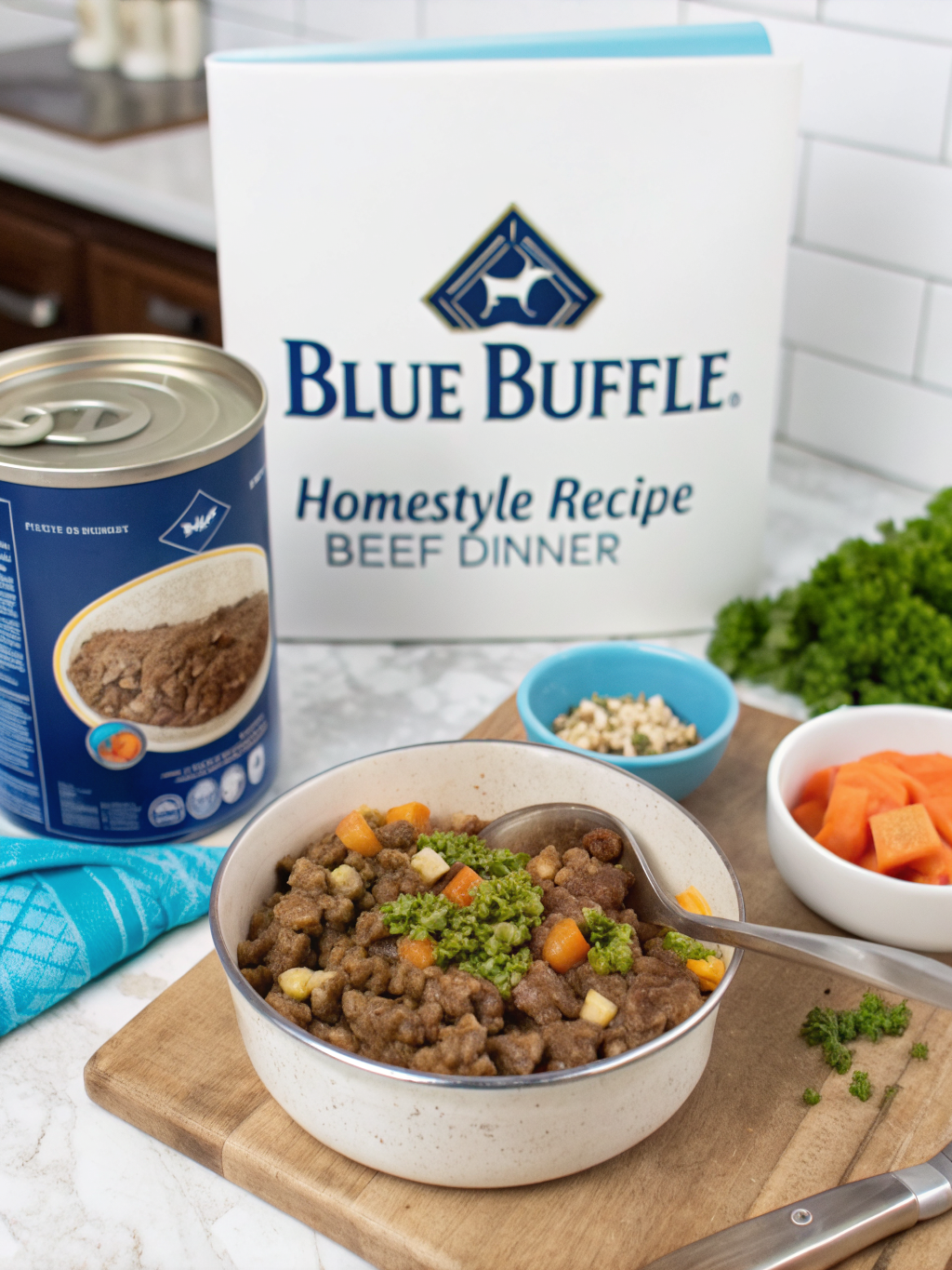 blue buffalo dog wet food homestyle recipe beef dinner preparing steps