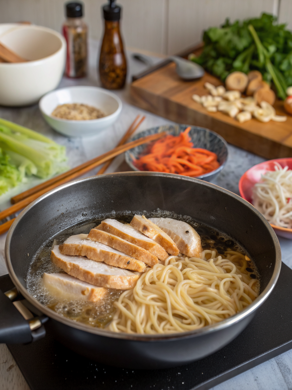 chicken ramen recipes preparing steps