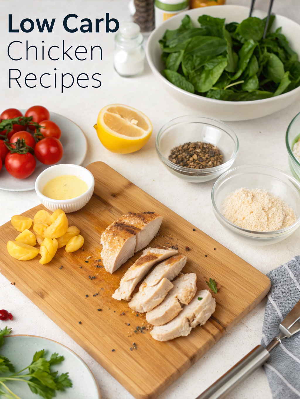 low carb recipes using chicken preparing steps
