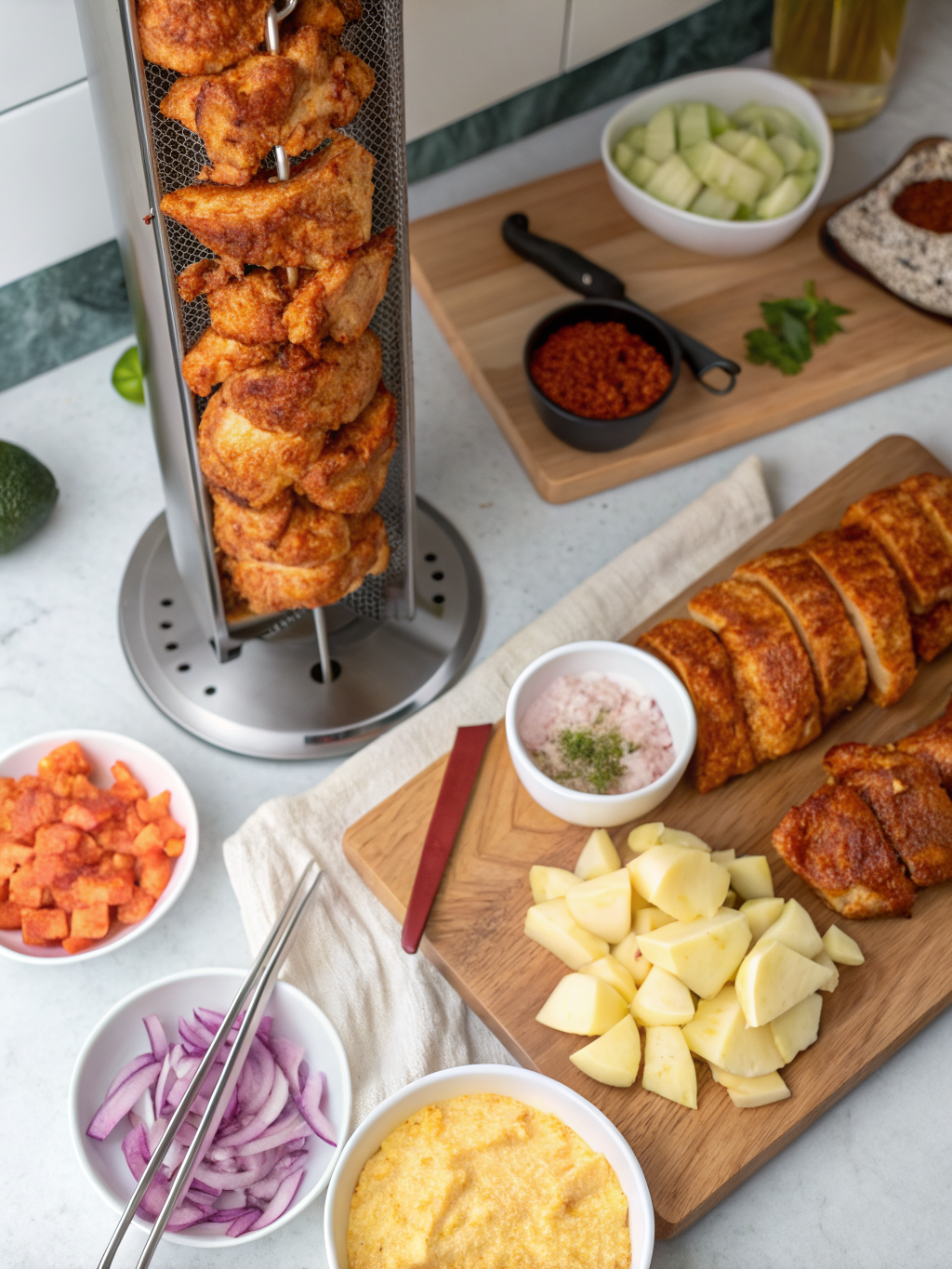 chicken al pastor recipe preparing steps