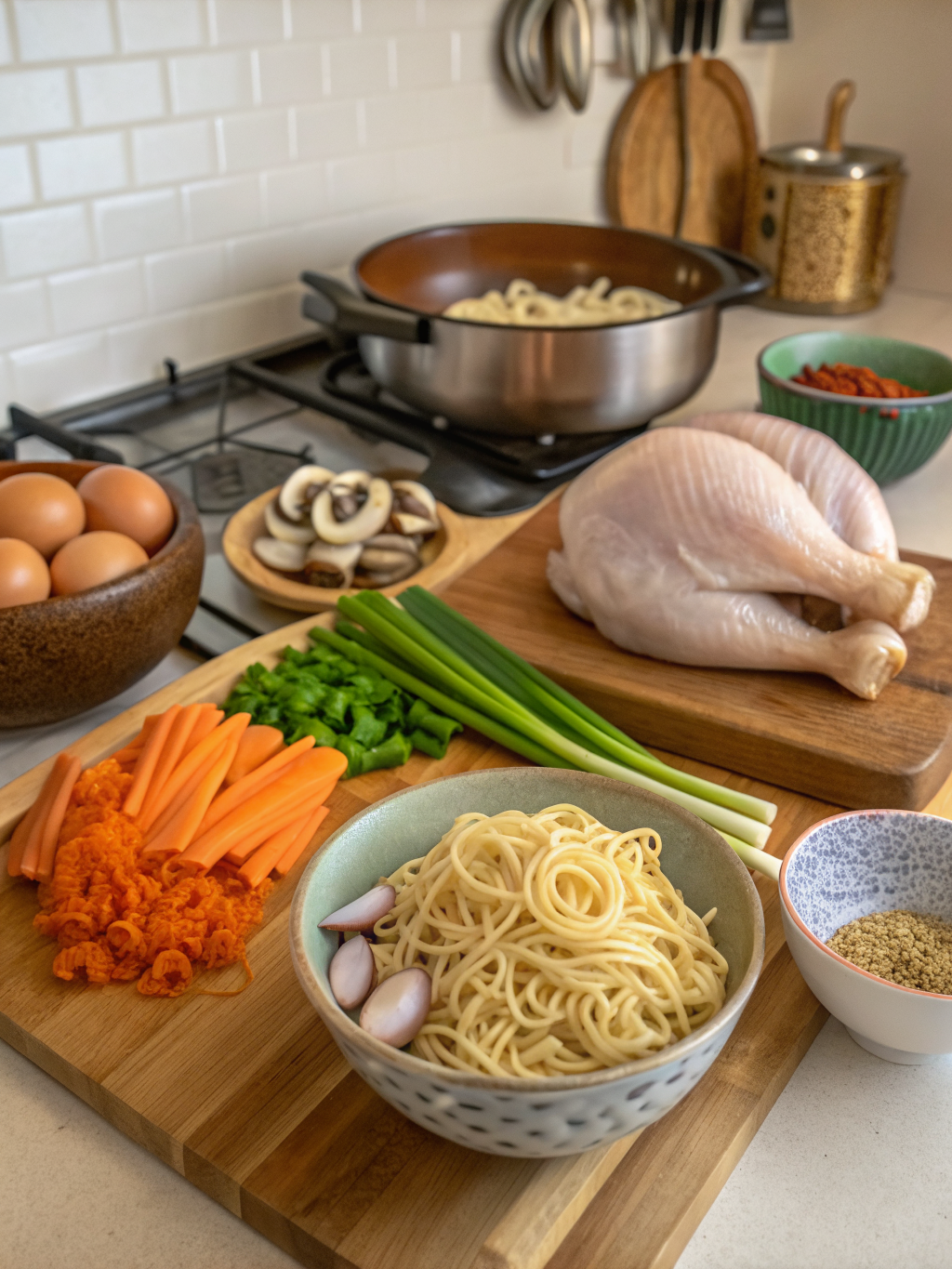 chicken ramen recipes ingredients