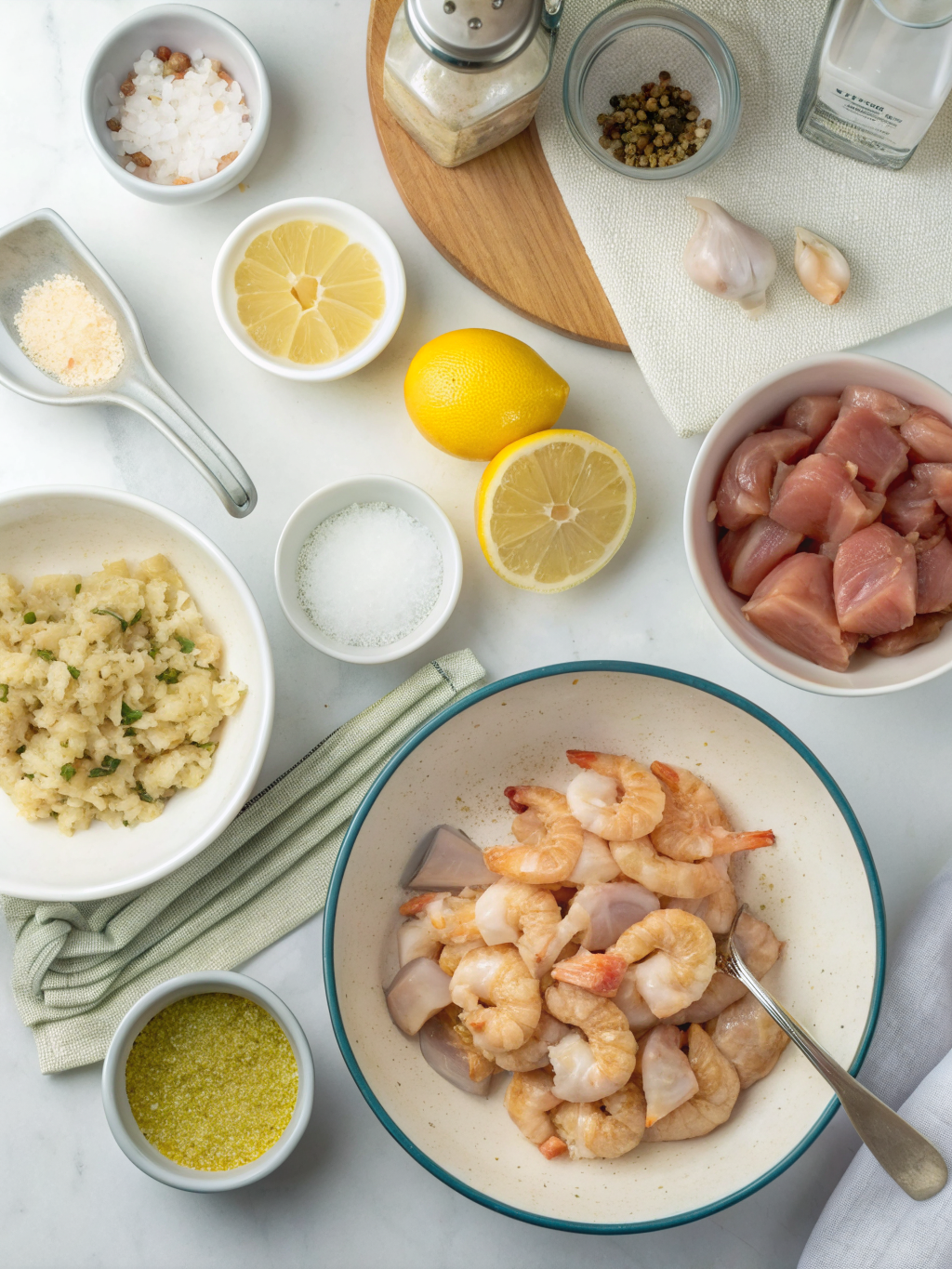 chicken scampi recipe preparing steps