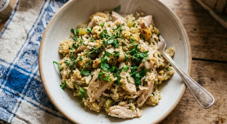 chicken and dressing recipe in crock pot