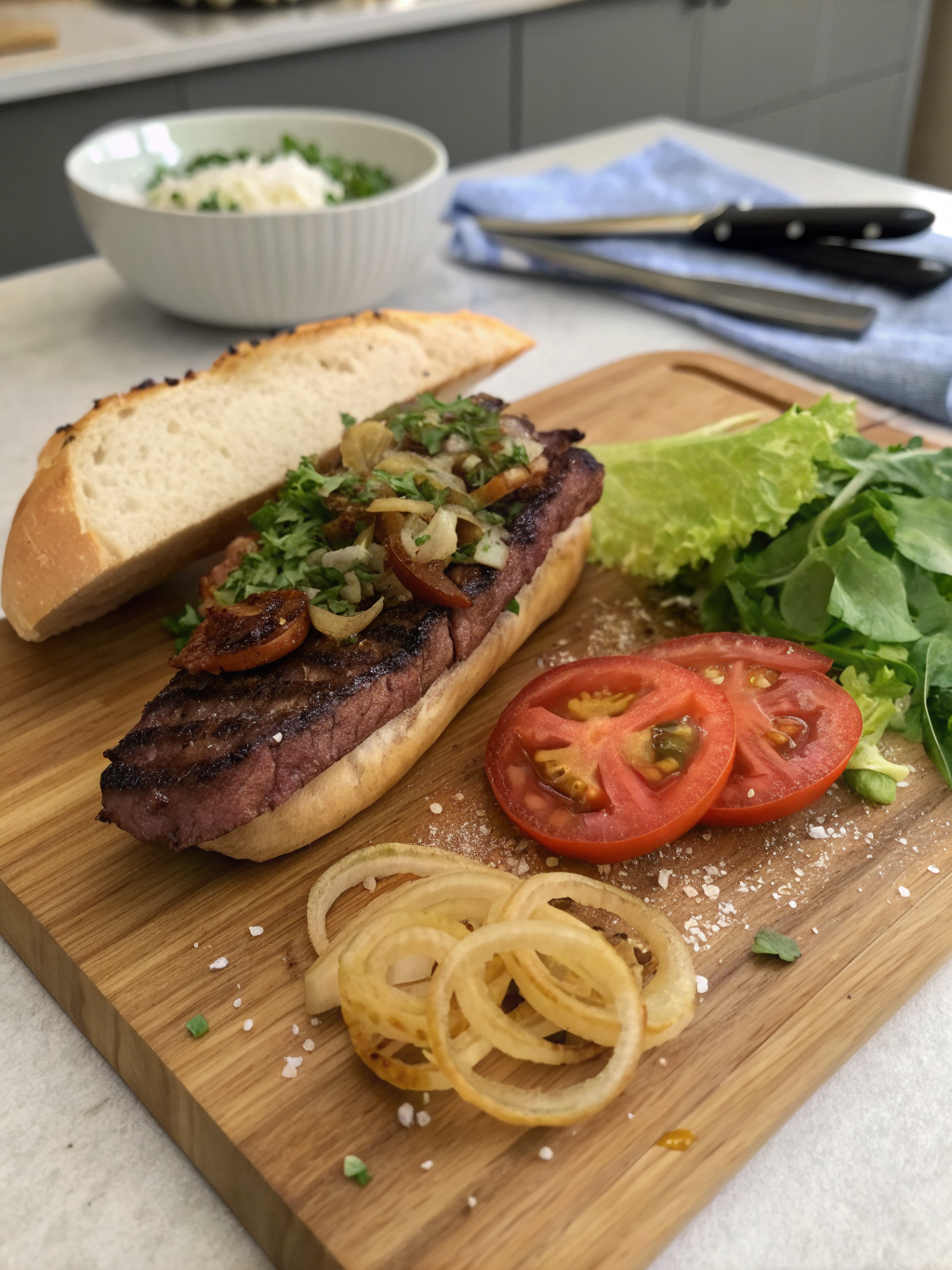 steak sandwich recipe ingredients