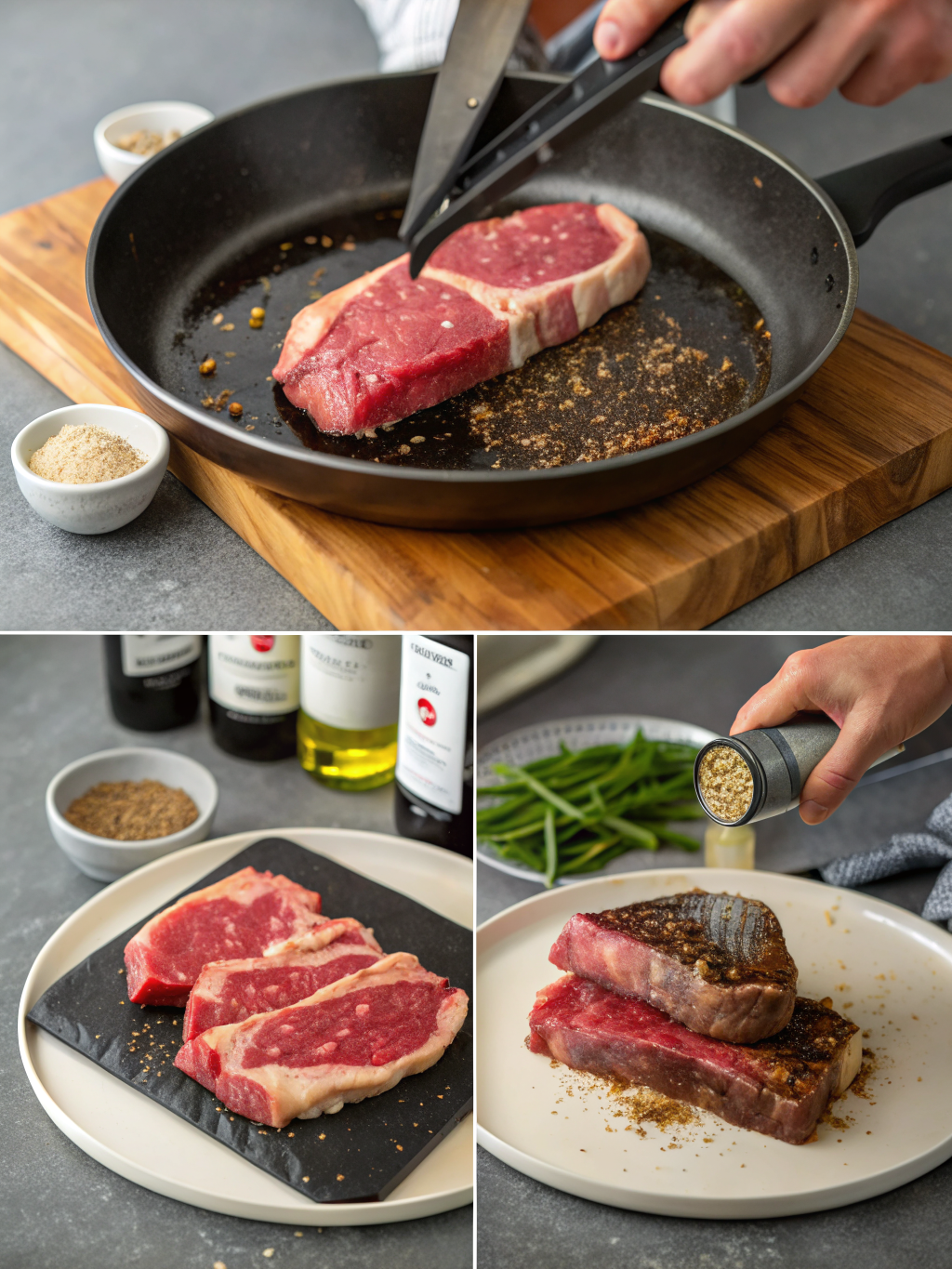sirloin steak recipe preparing steps