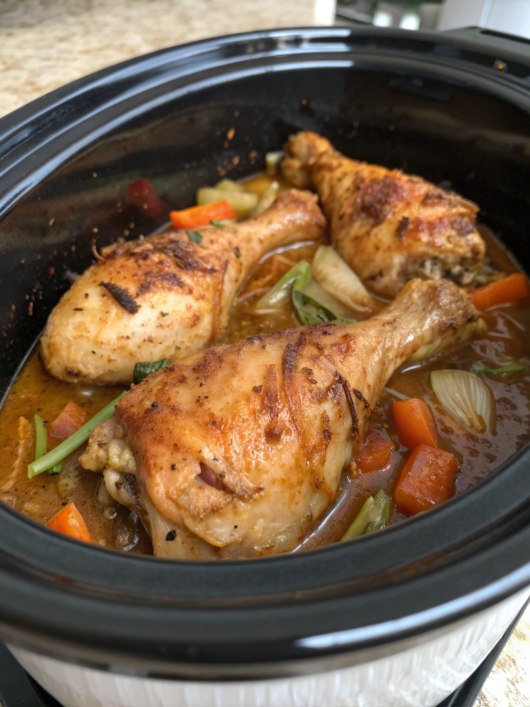 Chicken Legs In The Slow Cooker Recipes (15-Min)