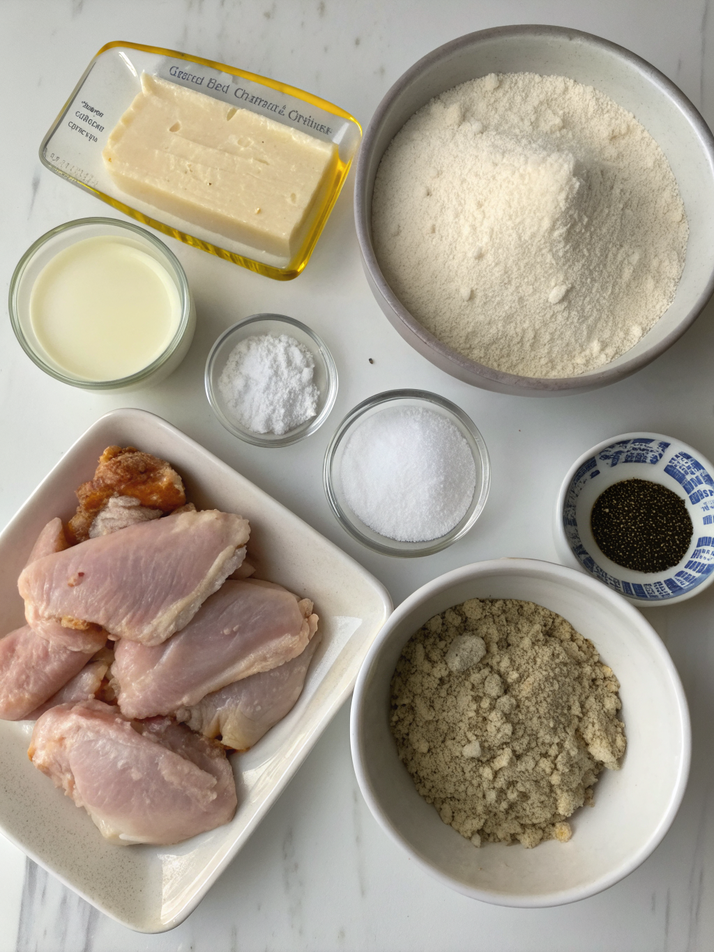 simple fried chicken recipe ingredients