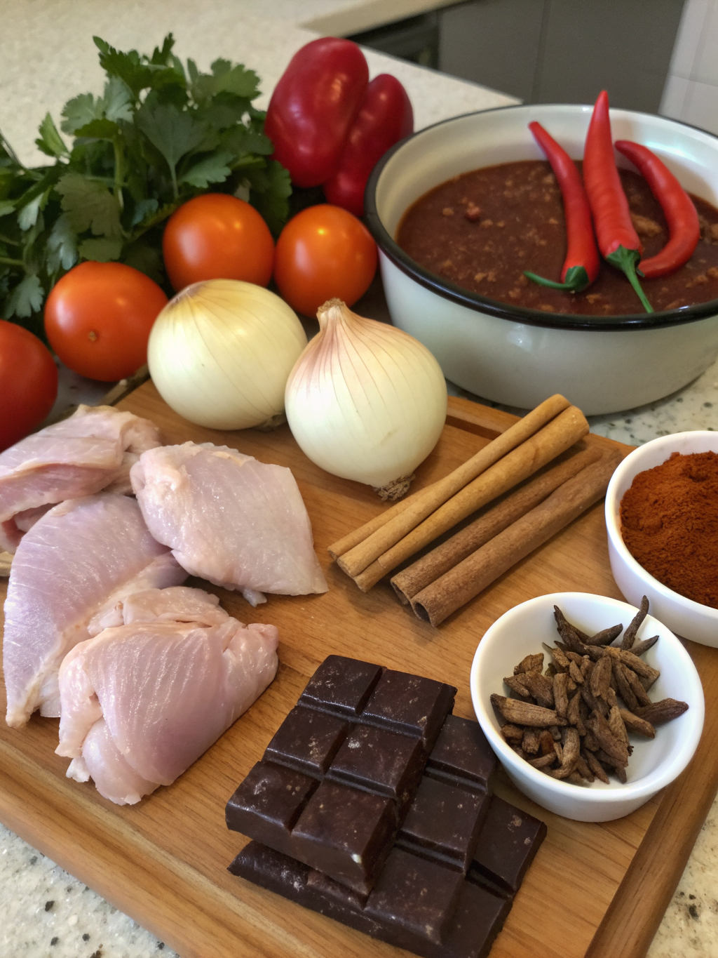 chicken mole recipe ingredients