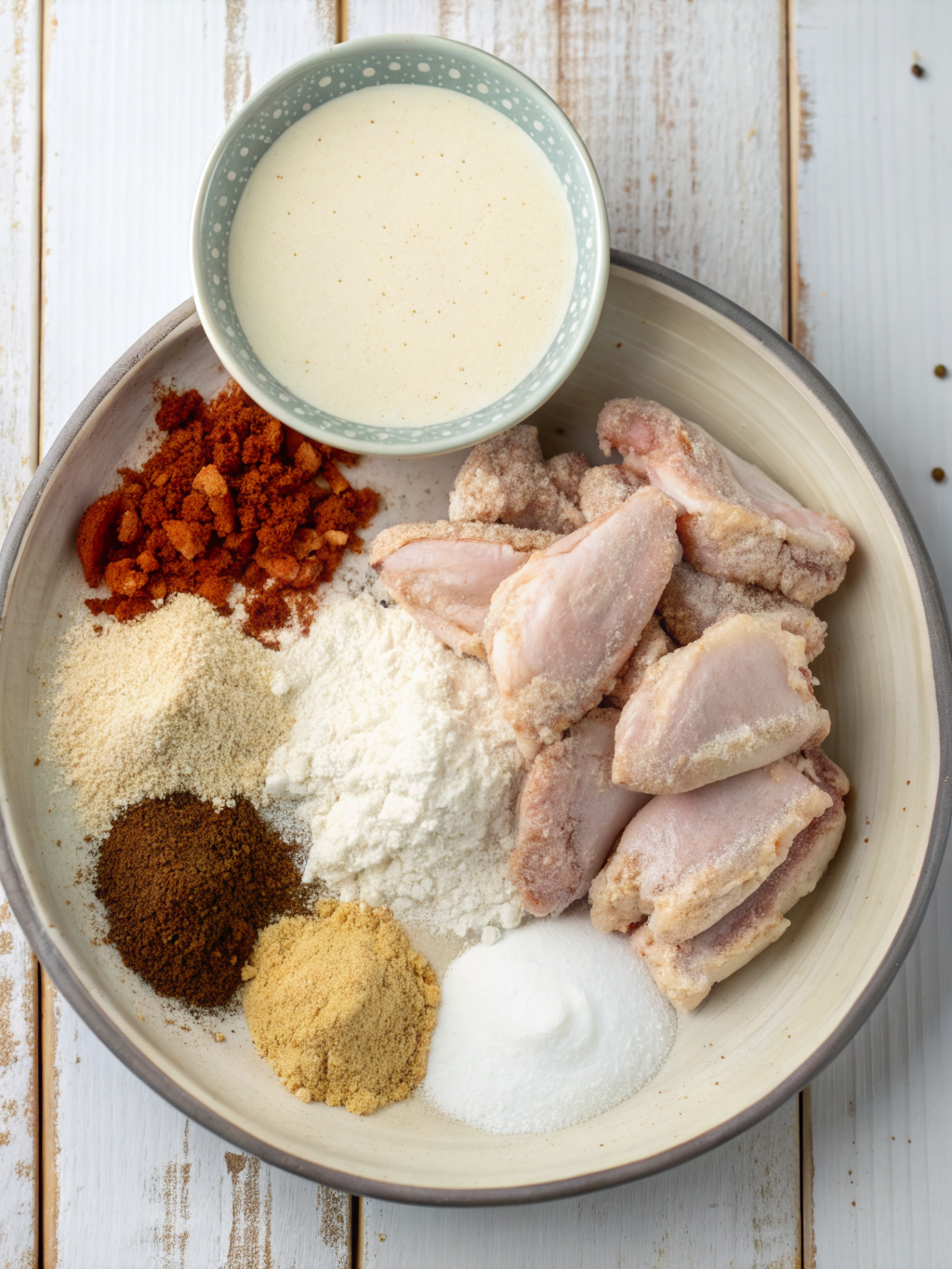 fried chicken wings recipe ingredients