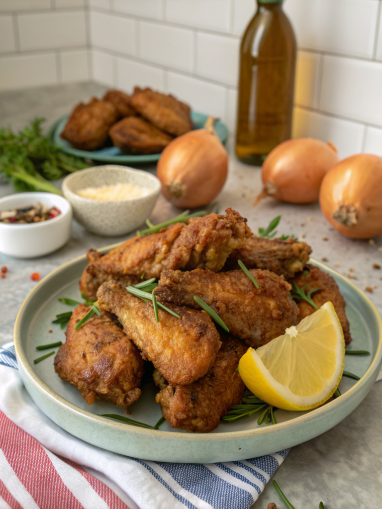 Healthy Fried Chicken Wings Recipe: 15-Min