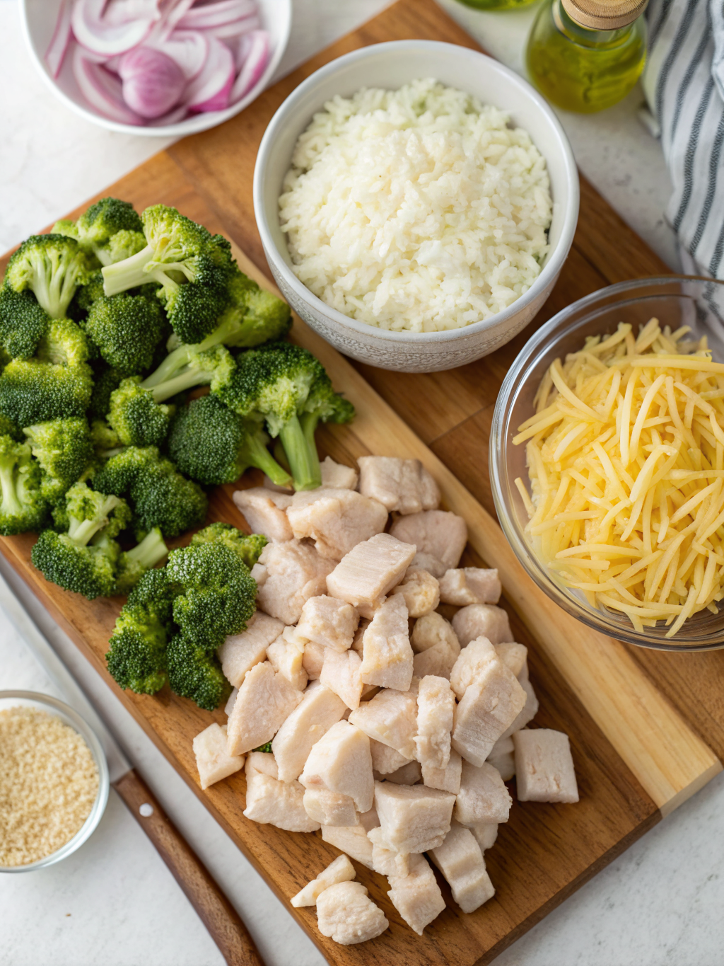 chicken broccoli rice casserole recipe ingredients